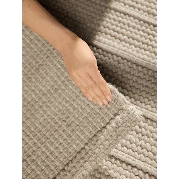 Tappeto beige in lana tessuto a mano 200x300 cm Camden Parker – Ted Baker-image-4