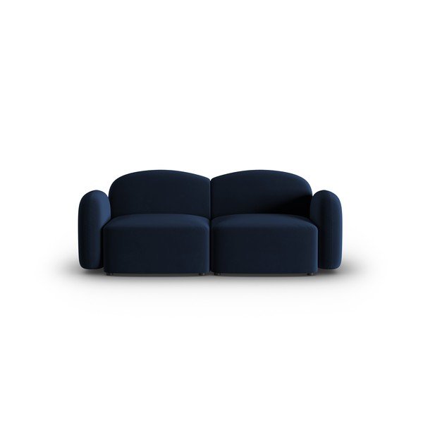 Divano in velluto blu 194 cm Blair - Micadoni Home