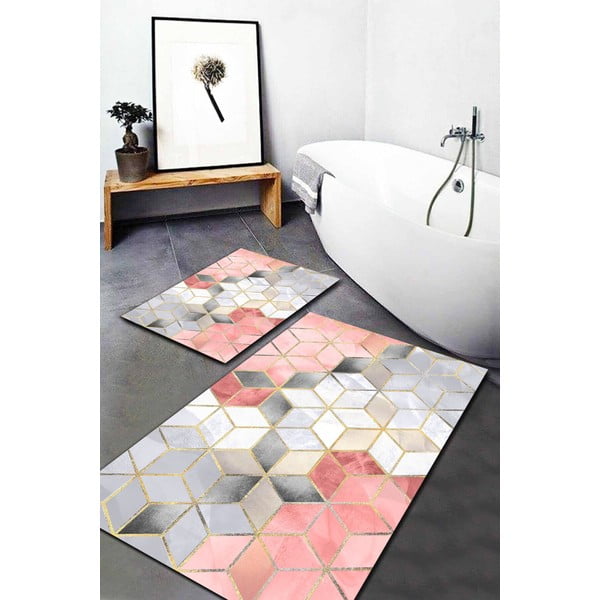 Tappetini da bagno in set da 2 pezzi Optic - Mila Home-image-1