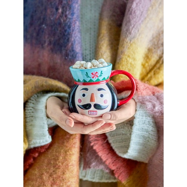 Tazza in gres a tema natalizio 370 ml Feast – Bloomingville-image-1