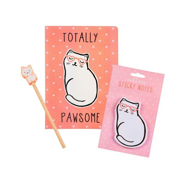 Lepicí poznámkové bločky Sass & Belle Cutie Cat, 50 stran-image-2