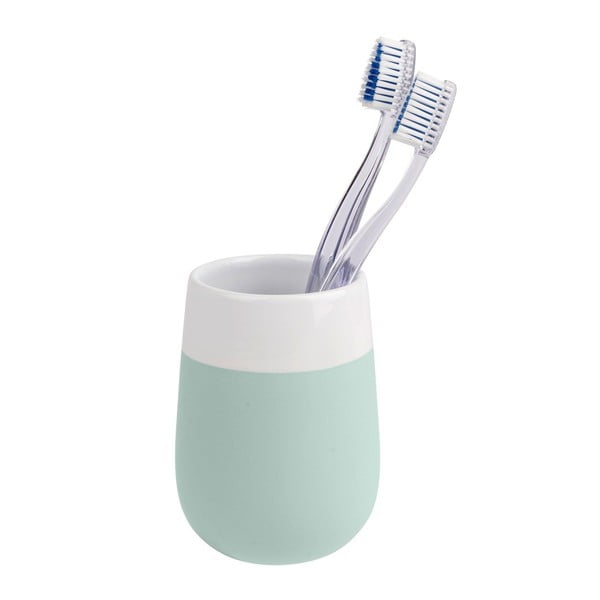 Tazza per spazzolino da denti in ceramica color menta Malta - Wenko