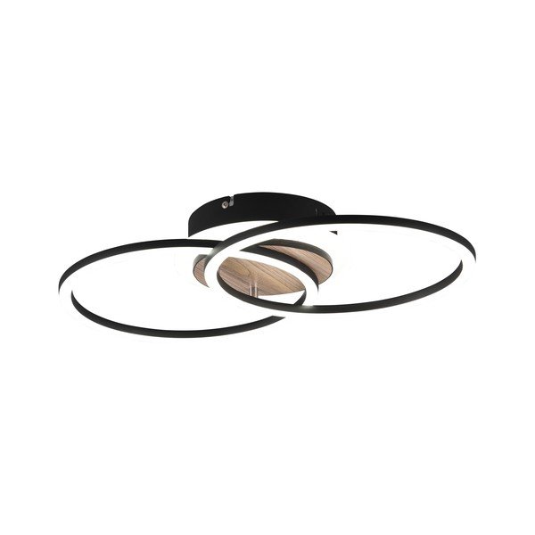 Nero-marrone Apparecchio da soffitto dimmerabile a LED 28x46 cm Giro - Reality-image-2