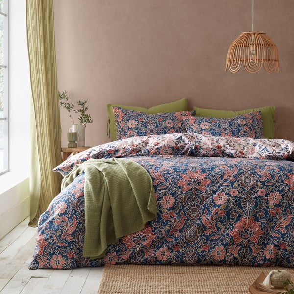 Biancheria da letto per letto singolo 230x220 cm Keera Floral – Pineapple Elephant-image-1