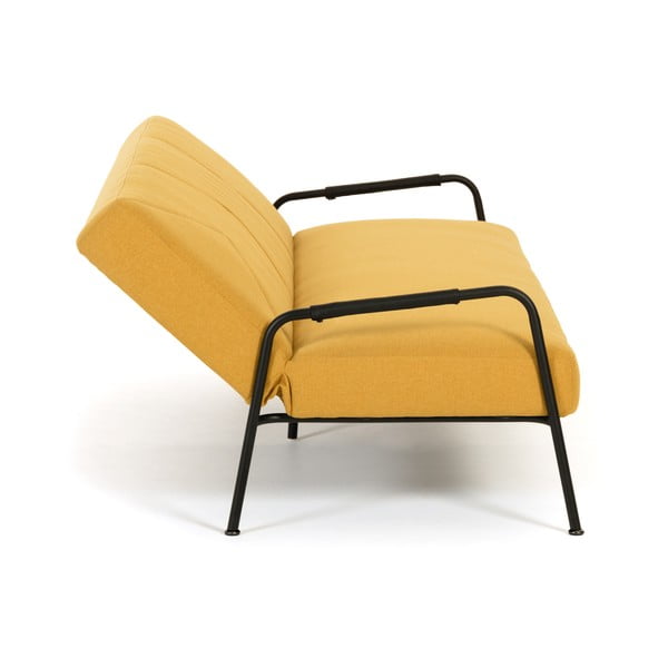 Divano letto giallo senape Neiela - Kave Home-image-4