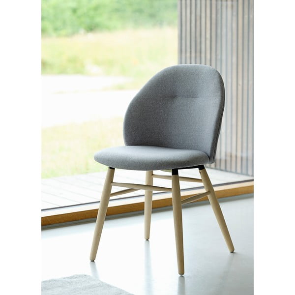 Sedia da pranzo grigia Teno - Unique Furniture-image-1