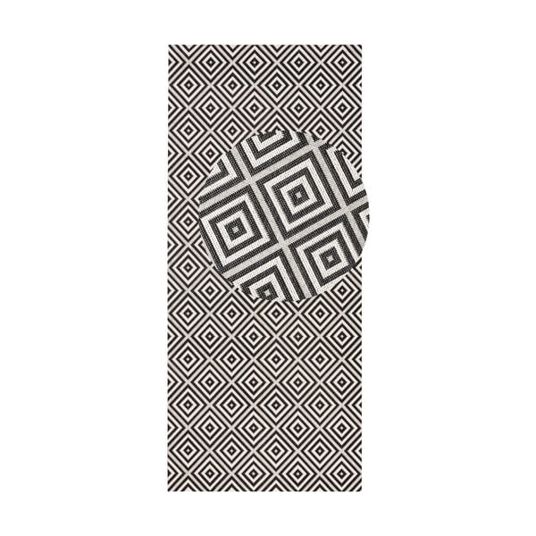 Tappeto da esterno bianco e nero , 80 x 200 cm Karo - NORTHRUGS