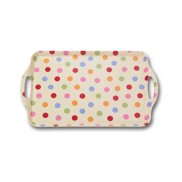 Podnos s úchyty Cooksmart ® Spots, 48,5 x 31 cm