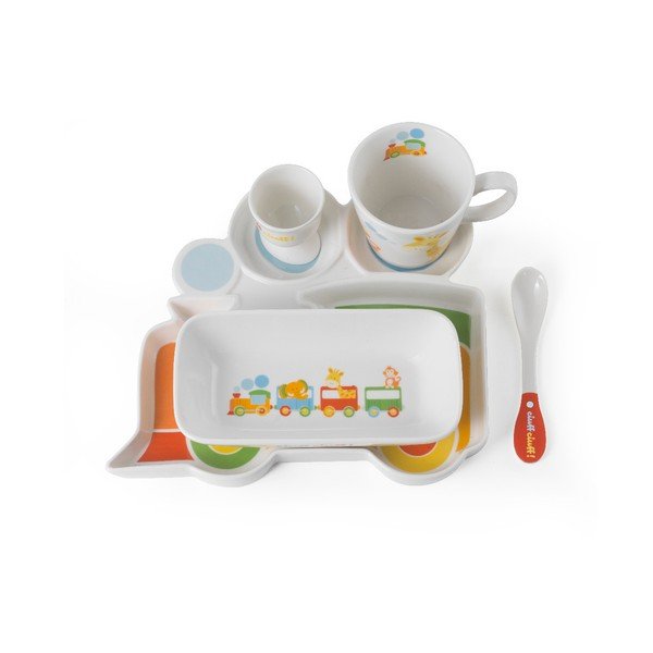 5dílný dětský jídelní set Brandani Ciug Ciuf-image-1
