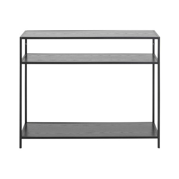 Tavolo consolle nero 100x35 cm Seaford - Actona-image-2