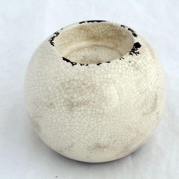 Šedý keramický svícen Dakls 