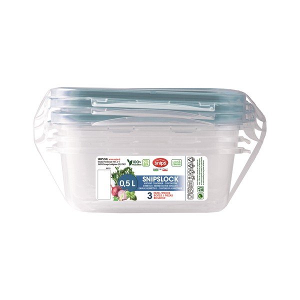 Scatole per alimenti in set 3 pz Snipslock – Snips-image-3