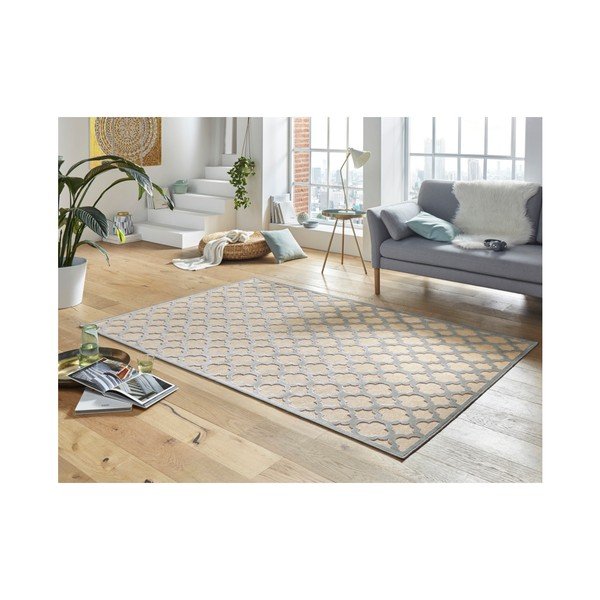 Tappeto in viscosa crema , 80 x 125 cm Bryon - Mint Rugs-image-1