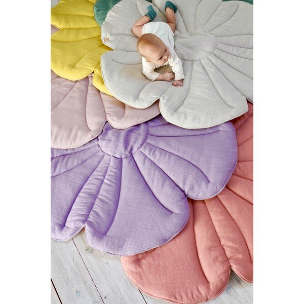 Tappeto gioco per bambini in crema Sandy Lily - Moi Mili-image-2