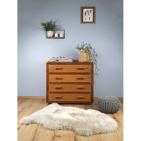 Pelle di pecora naturale bianca 67x100 cm Douchka - Nattiot-image-1