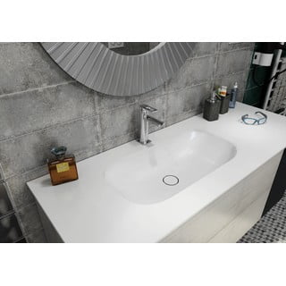 Lavabo bianco in pietra artificiale 59x35,5 cm Impala – Sapho