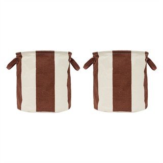 Set di cesti in tessuto 2 pz ø 32x32 cm Kara – OYOY Living Design