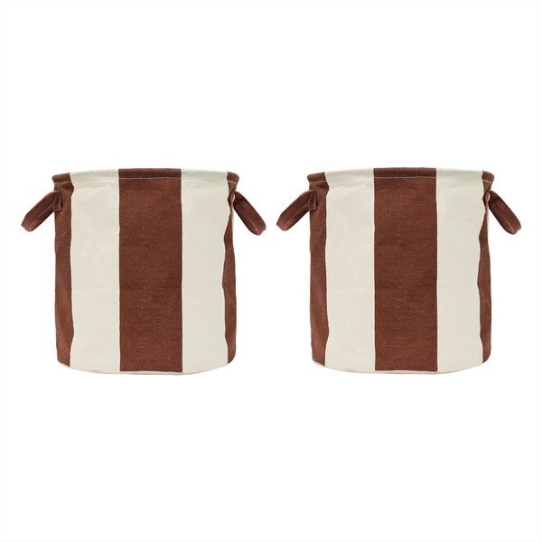 Set di cesti in tessuto 2 pz ø 32x32 cm Kara – OYOY Living Design