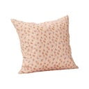 Cuscino in cotone beige e rosa Spot, 50 x 50 cm - Hübsch