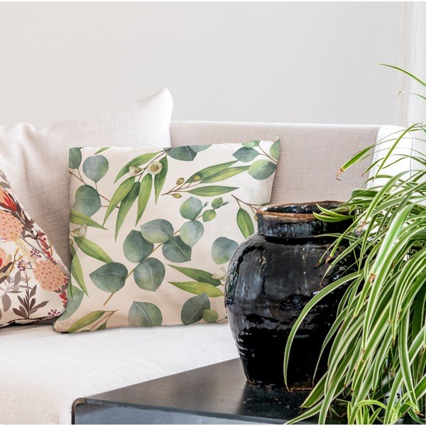 Cuscino decorativo 45x45 cm Floating Eucalyptus - Butter Kings-image-1