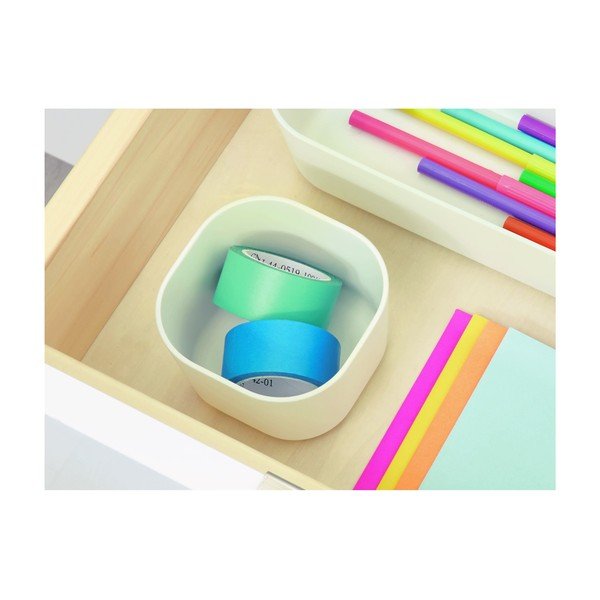 Contenitore bianco Eco Bin, 9,14 x 9,14 cm - iDesign-image-2