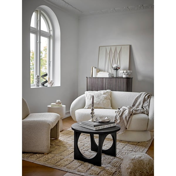 Lampada da tavolo argentata con paralume in vetro (altezza totale 32 cm) Spike – Bloomingville-image-3