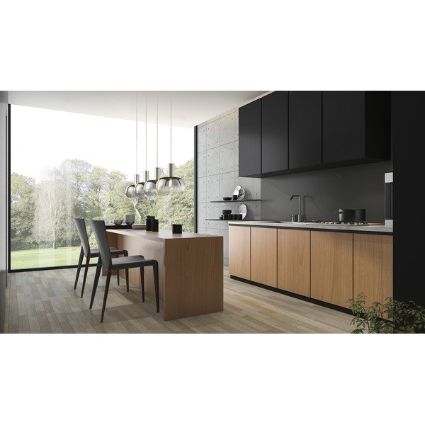 Lampada a sospensione in colore nero-argento Brad - Fischer & Honsel-image-1