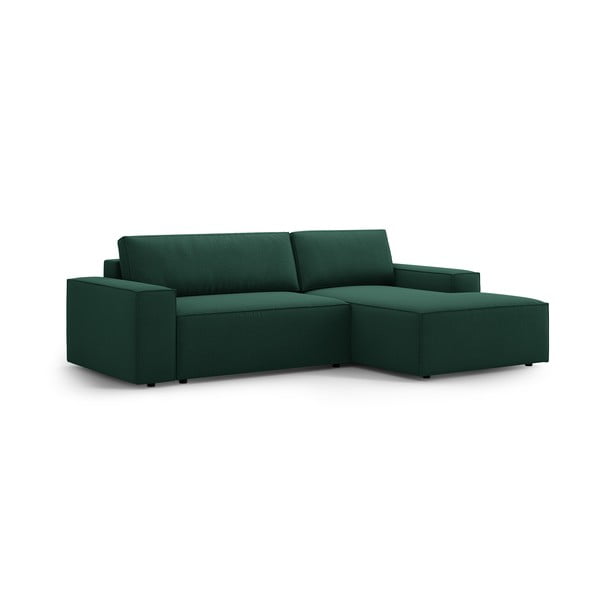 Divano letto verde (angolo destro) Jodie - Micadoni Home-image-3