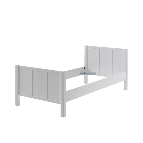 Bílá dětská postel Vipack Stella, 200 x 90 cm