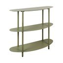 Scaffale verde in metallo 90x82x28 cm Riqueza – Leitmotiv
