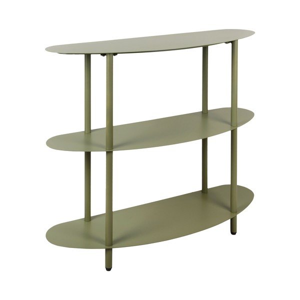 Scaffale verde in metallo 90x82x28 cm Riqueza – Leitmotiv