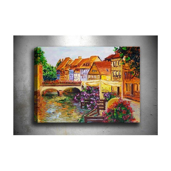 Immagine Piccola città, 70 x 50 cm - Tablo Center