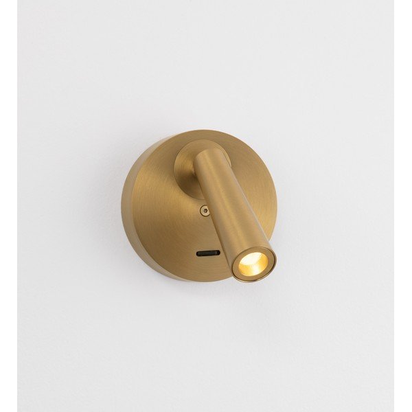 Faretto LED oro opaco in alluminio con struttura flessibile 7x10 cm Tico – Nova Luce-image-1