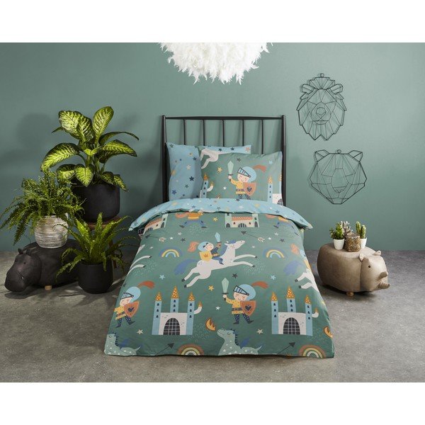 Biancheria da letto per bambini in cotone per letto singolo 140x200 cm - Good Morning-image-1