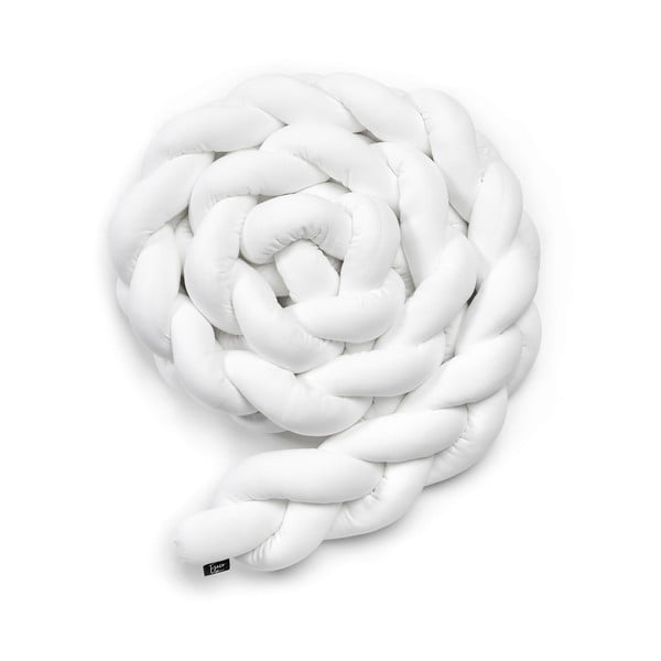 Coprimaterasso per culla in maglia di cotone bianco, lunghezza 220 cm - ESECO