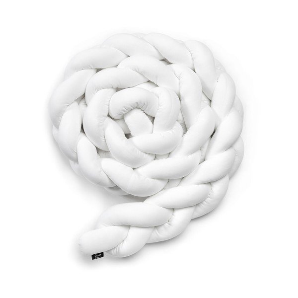 Coprimaterasso per culla in maglia di cotone bianco, lunghezza 220 cm - ESECO