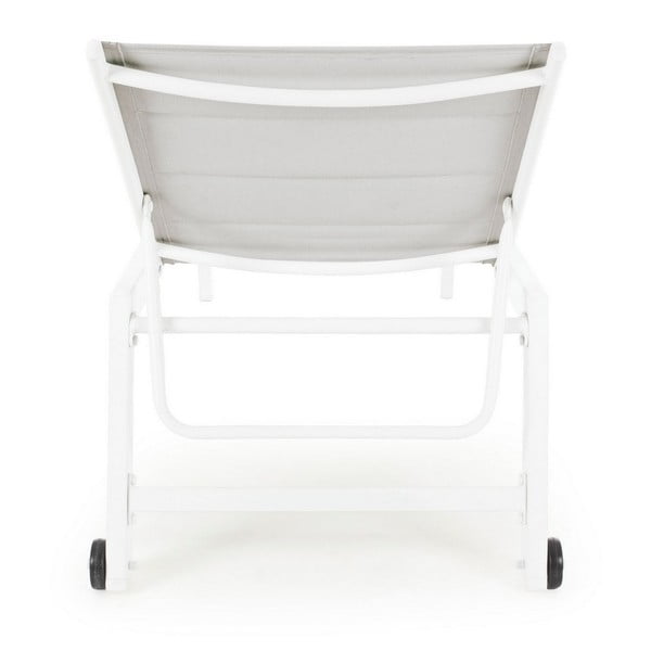 Sdraio da giardino bianca in metallo Hilde   – Bizzotto-image-4