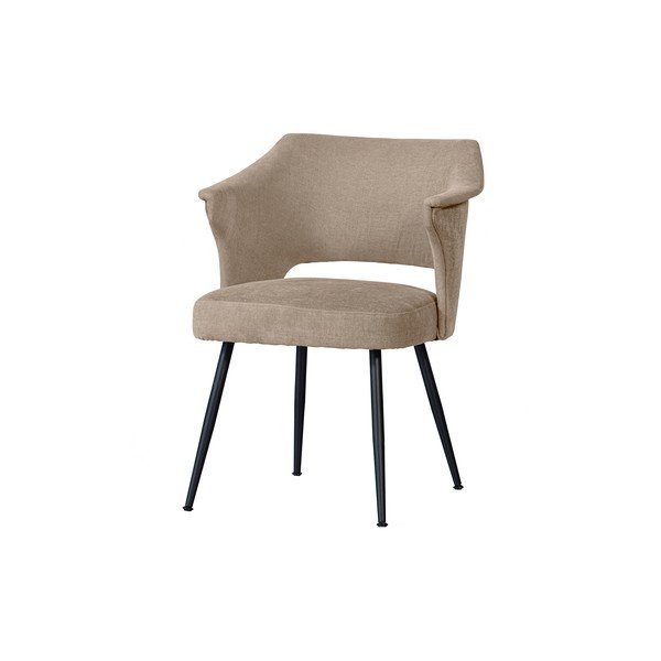 Sedie da pranzo in velluto beige in set di 2 pezzi Sits - Basiclabel
