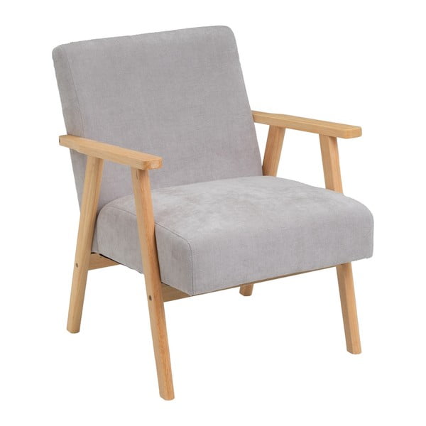 Poltrona grigia con rivestimento in ciniglia Vintage – Casa Selección