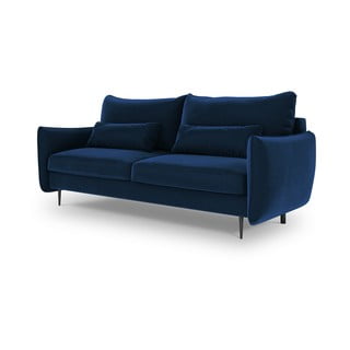 Divano letto blu scuro con contenitore Vermont - Cosmopolitan Design
