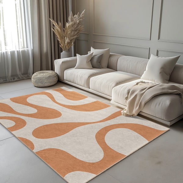 Passatoia arancione lavabile 60x230 cm Caramel Latte – Mila Home-image-1