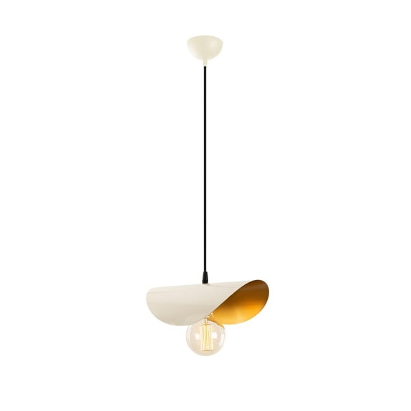 Lampadario bianco/dorato Sivani – Opviq lights-image-2