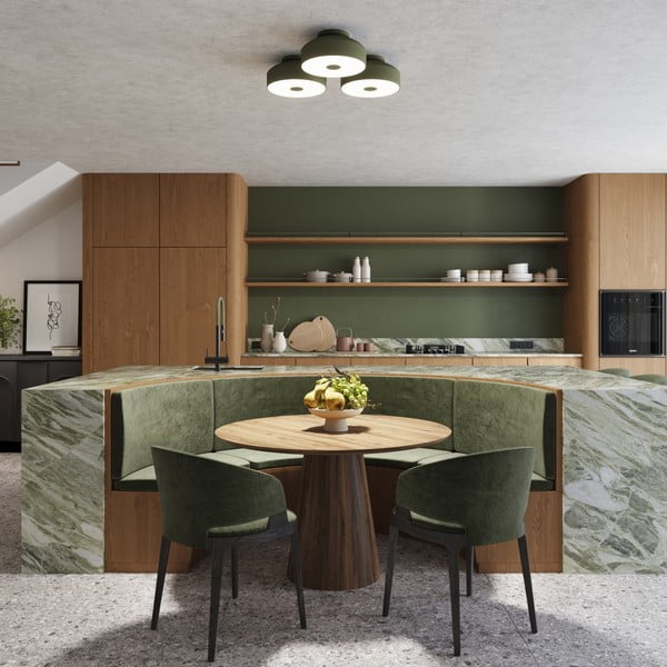 Plafoniera verde Blacko – Sollux-image-2