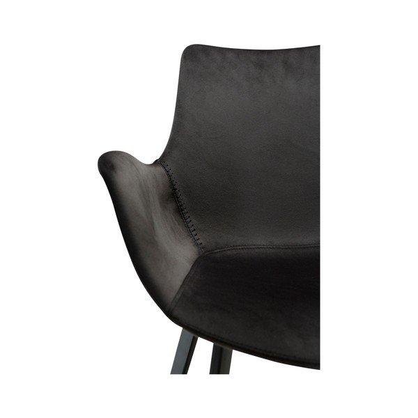 Sedia da pranzo nera con braccioli Hype - DAN-FORM Denmark-image-2