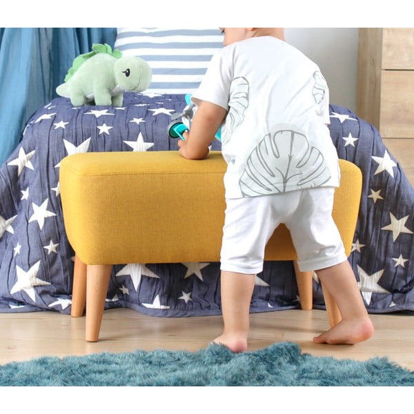 Pouf giallo per bambini Moouv - Artie-image-3
