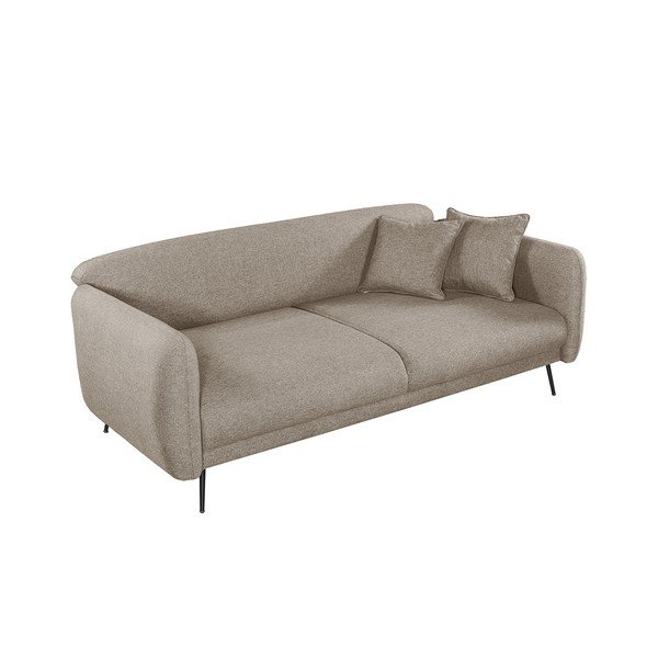 Divano allungabile beige Mallorca - Pandia Home-image-2