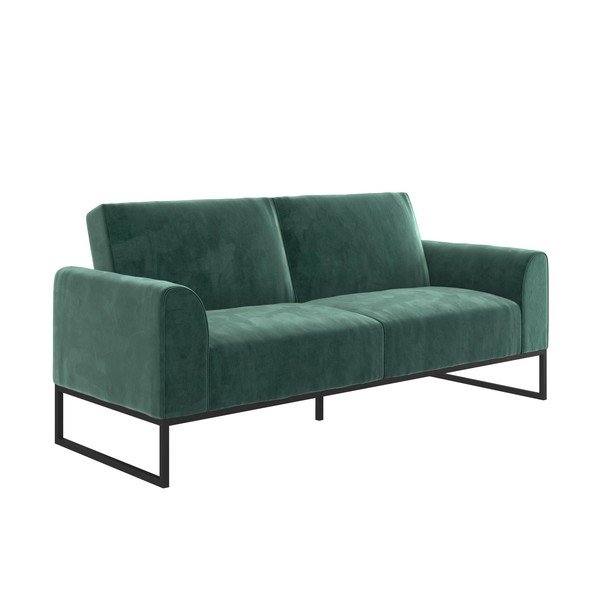Divano letto verde 217,2 cm Adley - CosmoLiving by Cosmopolitan-image-2
