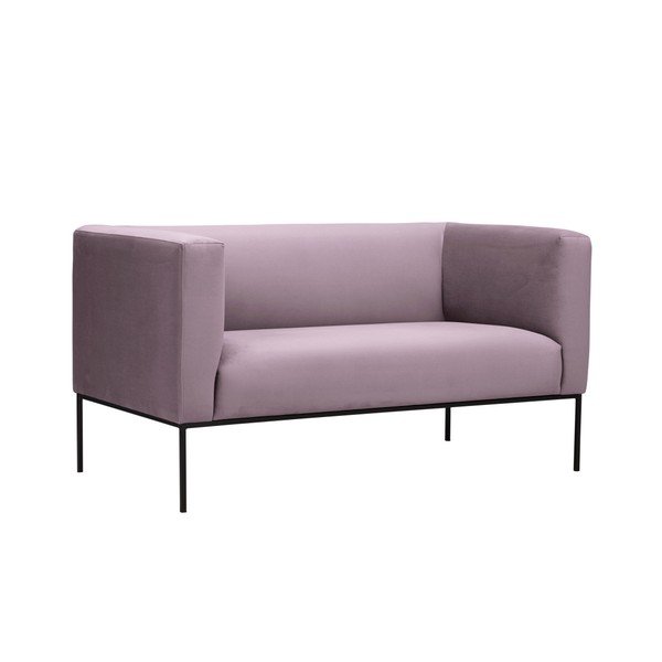 Divano in velluto rosa attico , 145 cm Neptune - Windsor & Co Sofas-image-2