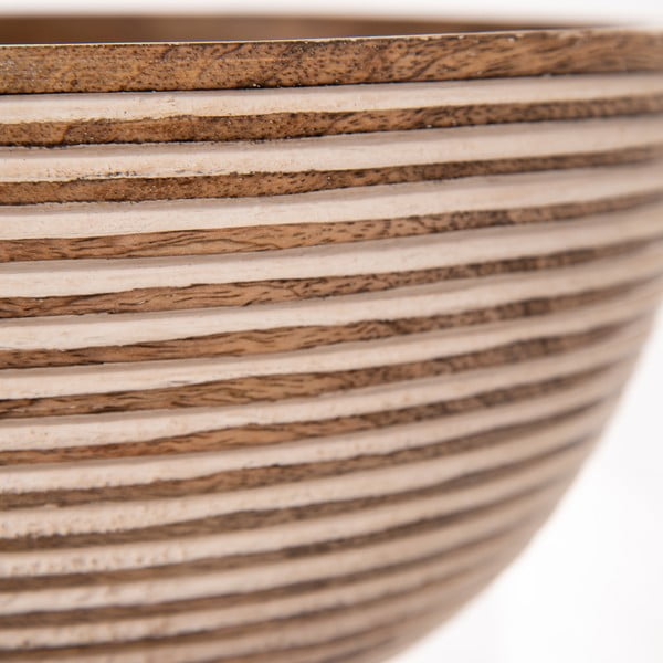 Ciotola in legno di colore naturale ø 24 cm Mango - Orion-image-1
