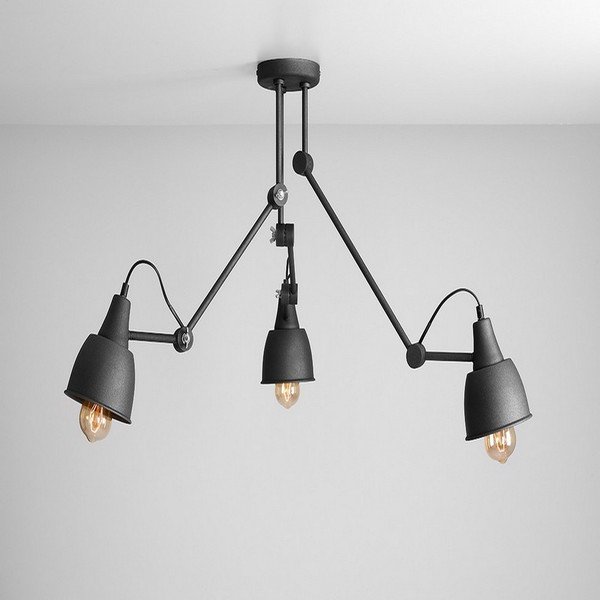 Apparecchio a sospensione grigio Compass - Homemania